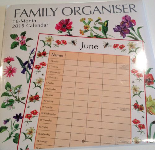 FAMILY Organizer 16-Month 2015CALENDAR