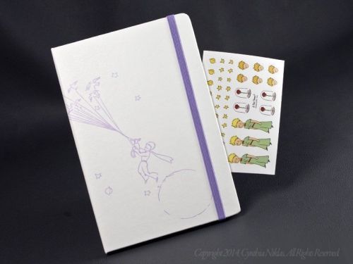 Moleskine 2015 le petit prince 12-month large weekly calendar planner 5&#034; x 8 1/4 &#034; for sale