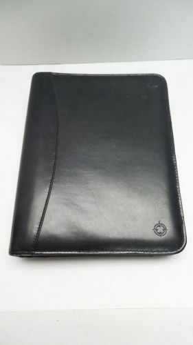 Franklin Covey Black Binder Planner Personal Organizer leather