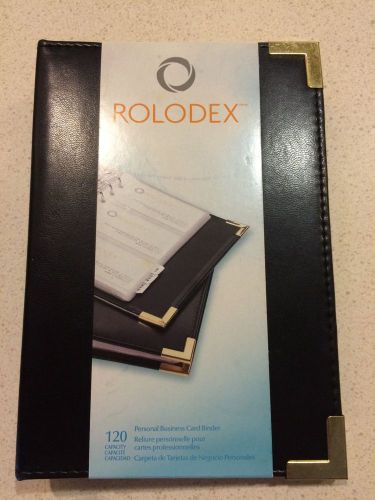 Rolodex business card binder - holds 120 cards for sale