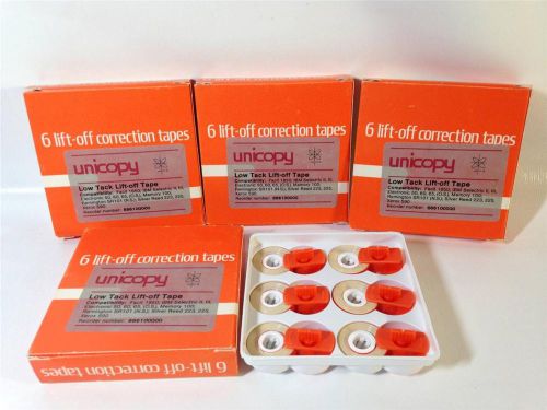 23 UNICOPY LIFT-OFF CORRECTION TAPES LOW TACK NOS