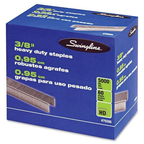 Swingline sf39 heavy-duty staples - 100 per strip - 0.38&#034; leg - 0.50&#034; (swi79398) for sale