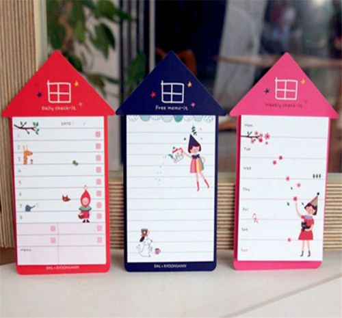 So Cute! House Sticker Post-It Bookmark Marker Memo Flags Index Tab Sticky Notes