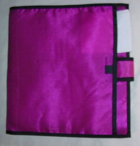 Vintage rare pro pen tab fuschia pink black school work organizer folder for sale