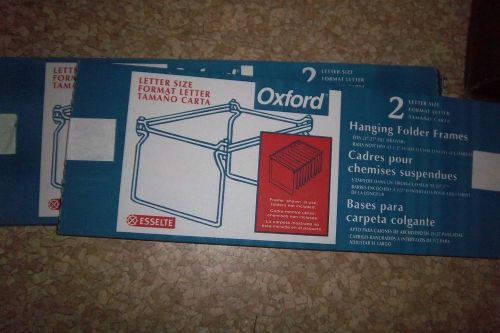 Oxford 2 Packs of Hanging Folder Frames 4 Letter Size Frames