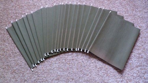 20 Office Impressions Letter Size Cabinet Hanging File Folders 1/5 Tab