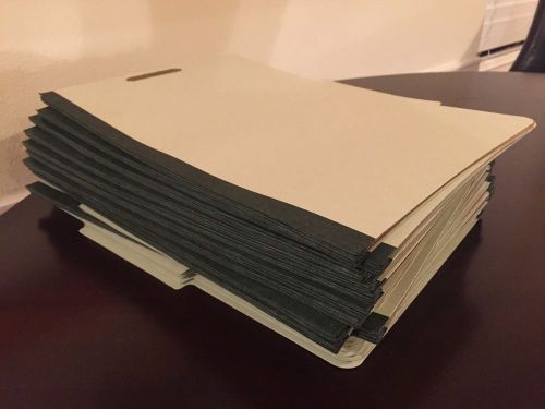 (20) Classification Folders GT385 LEGAL SIZE with 3 Internal Dividers