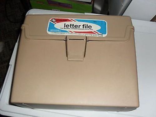 Sterling Plastics Letter File with Alphabetical folders