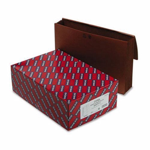 Smead 5 1/4 in Accordion Wallet, Redrope, 15 x 10, Red, 10 per Box (SMD71111)