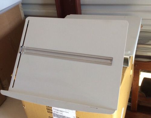 In-line metal document holder - copy drawer industrial holds monitor for sale