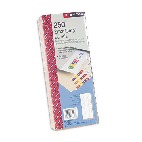 Smartstrip Refill Label Kit, 250 Label Forms/Pack, Inkjet