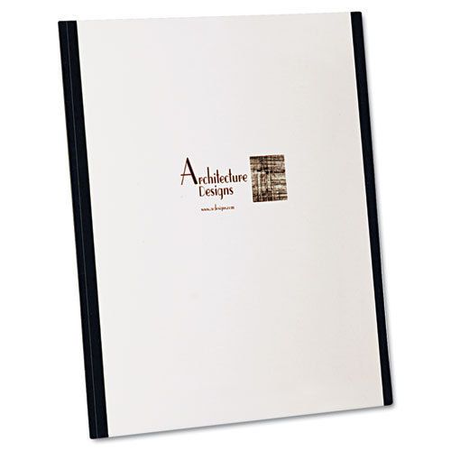 Oxford Yourstyle Custom Tri-Folio Presentation Folder, Letter Size, Black/White,