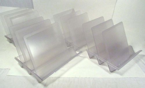 4 NEW KNOLL EXTRA ORCHESTRA SYSTEM Slanted File Paper Sorter Clear KnollExtra