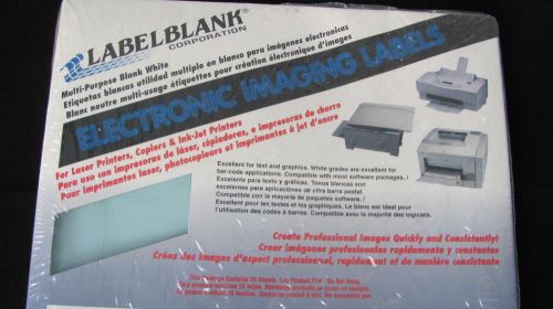 LABELBLANK PASTEL BLUE 3&#034;X 5&#034; LABLES 25 SHEETS OF 4 LABELS - 100 LABLES TOTAL