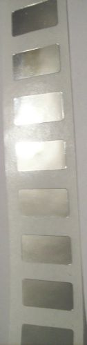 10000 Silver Chrome Security Protection Tiny Tamper Evident Label Stickers Seals
