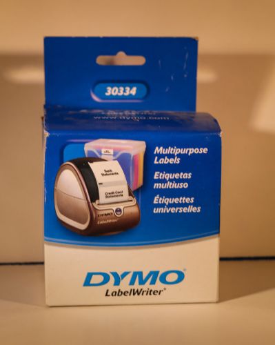 Dymo 30334 Multipurpose Label - 2.25  Width x 1.25  Length - 1000/Roll