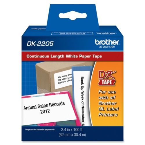 BROTHER DK2205 INTERNATIONAL CONTINUOUS LENGTH PAPER LABEL