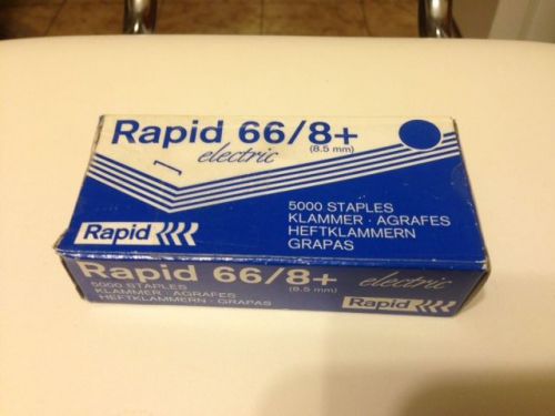Rapid 66/8+ Electtric staples, 5000 Silver staples, 8.5 mm