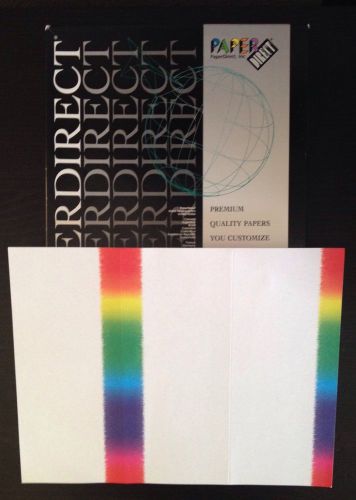 PaperDirect Rainbow 3 Panel Brochure Paper, 74 Sheets, Standard 8.5 x 11 BMT1073