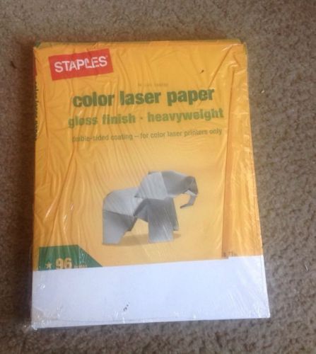 Stalpes  color Laser paper gloss finish double sided coating copy size 96