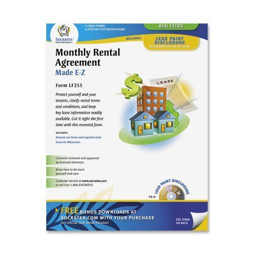 Socrates Monthly Rental Agreement - Legal Reference - 1 - Pc - English, (lf255)