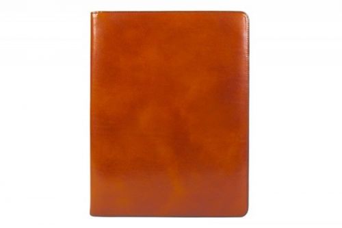 Bosca old leather writing pad notepad cover 8 1/2 x 11 folio 922 amber for sale