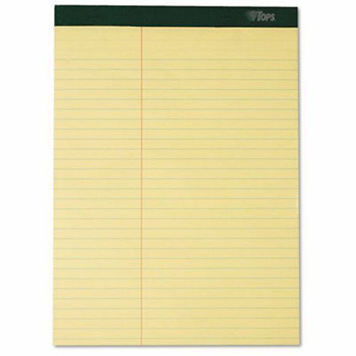 Tops Docket Ruled Pads, Law Rule, Canary, 6 100-Sheet Pads per Pack (TOP63396)