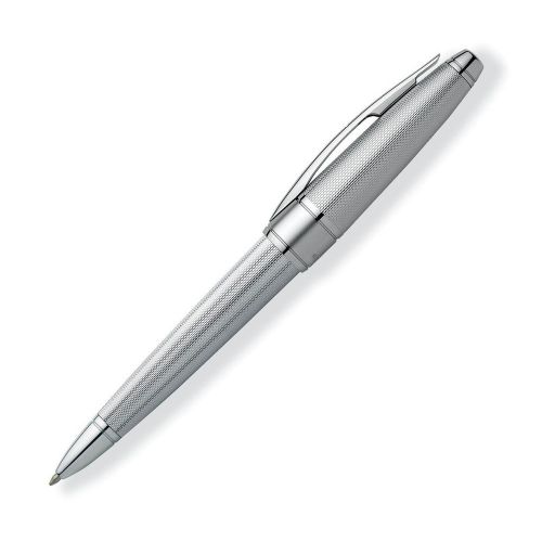 CROSS APOGEE Ballpoint Pen engraved CHROME AT0122-1