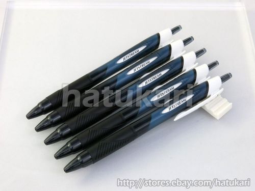 5pcs SXN-150-10 Black 1.0mm / Jetstream Standard Ballpoint Pen / Uni-ball