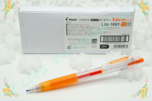 PILOT JUICE Fruit LJU-10EF color gel pen 0.5mm (5 PIECE PER BOX) ORANGE