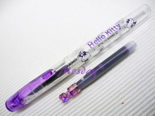 3pcs Special Hello Kitty Version Platinum Preppy Fountain Pen 0.3mm, VIOLET