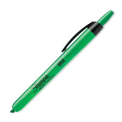 Sharpie Accent Retractable Pen Style Green Highlighter