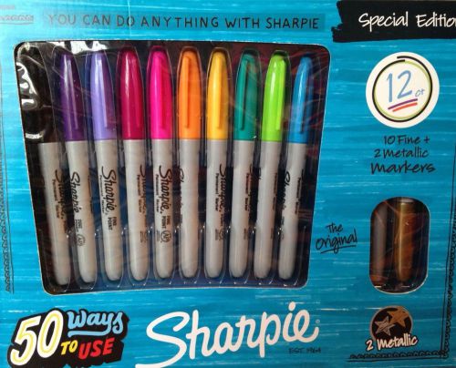 Sharpie &#034;Special Edition&#034;- 12 count  Fine Point  Permanent Markers