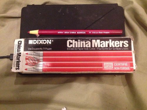 China Markers – 71 Crimson Red – Dixon-eight Brand New Markers