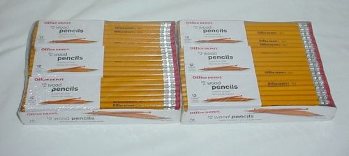 Office Depot #2 Wood Pencils 144 Count New