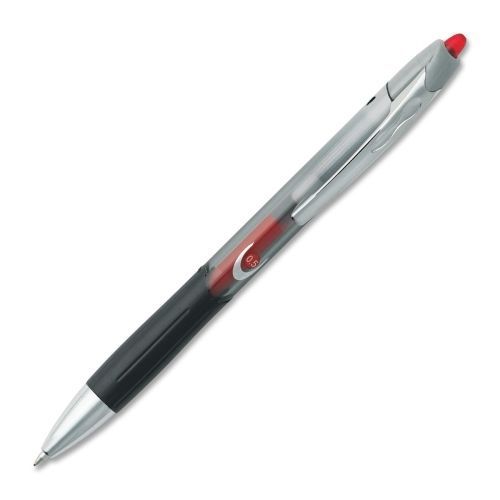 BIC Triumph 537RT Gel Pen -Medium-0.5 mm -Black Ink -Red Barrel -12/PK