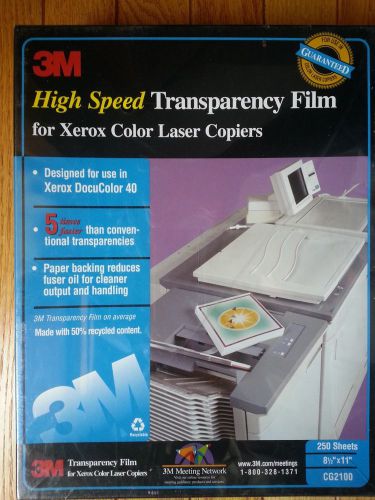3M High Speed Transparency Film for Xerox Color Laser Copiers