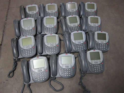 Lot of 15 avaya 4621sw ip office phones (no power cords) for sale