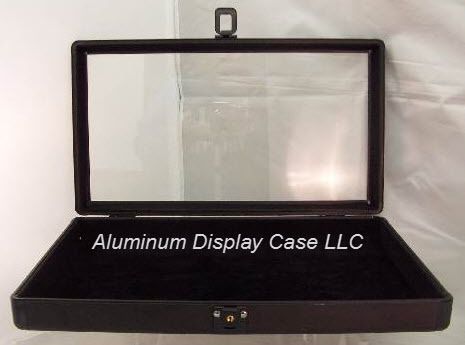 Black Aluminum Display Case 14&#034; x 8&#034;