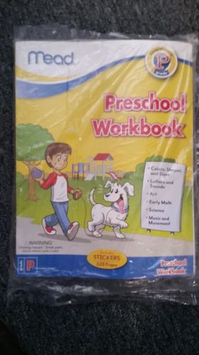 Mead Preschool workbook 320 pages