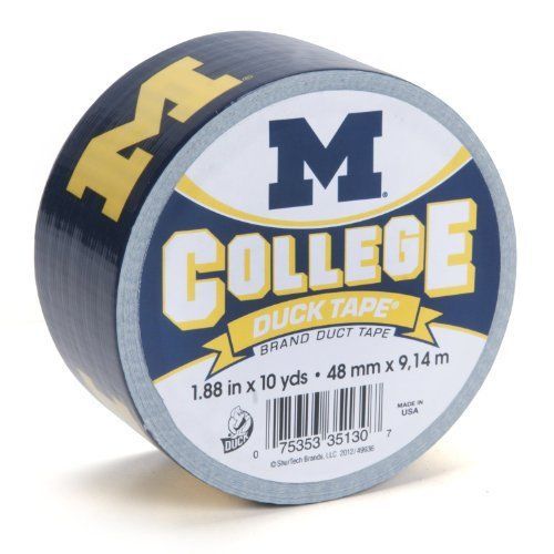 Duck Brand 240561 University of Michigan College Logo Duct Tape  1.88-Inch by 10