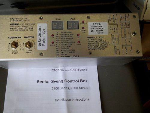 Lcn senior swing 9542 electronic door closer new in original packaging for sale