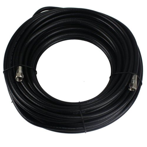 NEW Perfect Vision 036012 50-Feet RG-6 Coaxial Cable with Ends, Black