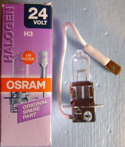 Osram sylvania 64156 70 watt 24 volt t3.25 halogen pk22s base w/spade connector for sale