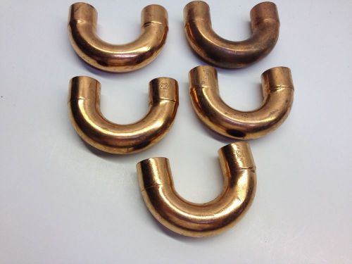 NIBCO U638 3/4, Return Bend, 3/4 (2-1/2 In C to C), Copper 5 Pcs.