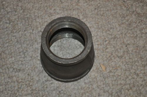Fitting pipe cast iron black reducing coupling threaded 2&#034; to 2 1/2&#034; free ship for sale