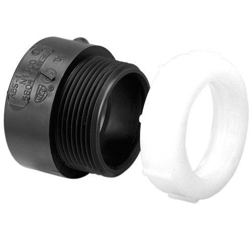 NEW NIBCO 5801-7 ABS Pipe Fitting  Adapter  Schedule 40  1-1/2&#034; Hub x 1-1/2&#034; Sli