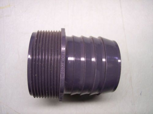 1 SPEARS 1436-020 2&#034; MALE BARBED INSERT &amp; THREADED ADAPTER PIPE FITTING