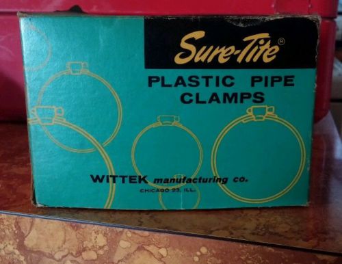 SURE - Tite Plastic Pipe Clamps fits up to 2in Lot of 10