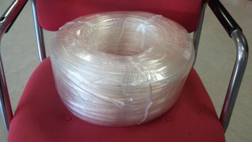 3/8&#034; id x 1/2&#034; od x 1/16&#034; wall x 350&#039; roll of non-reinforced clear pvc tubing for sale